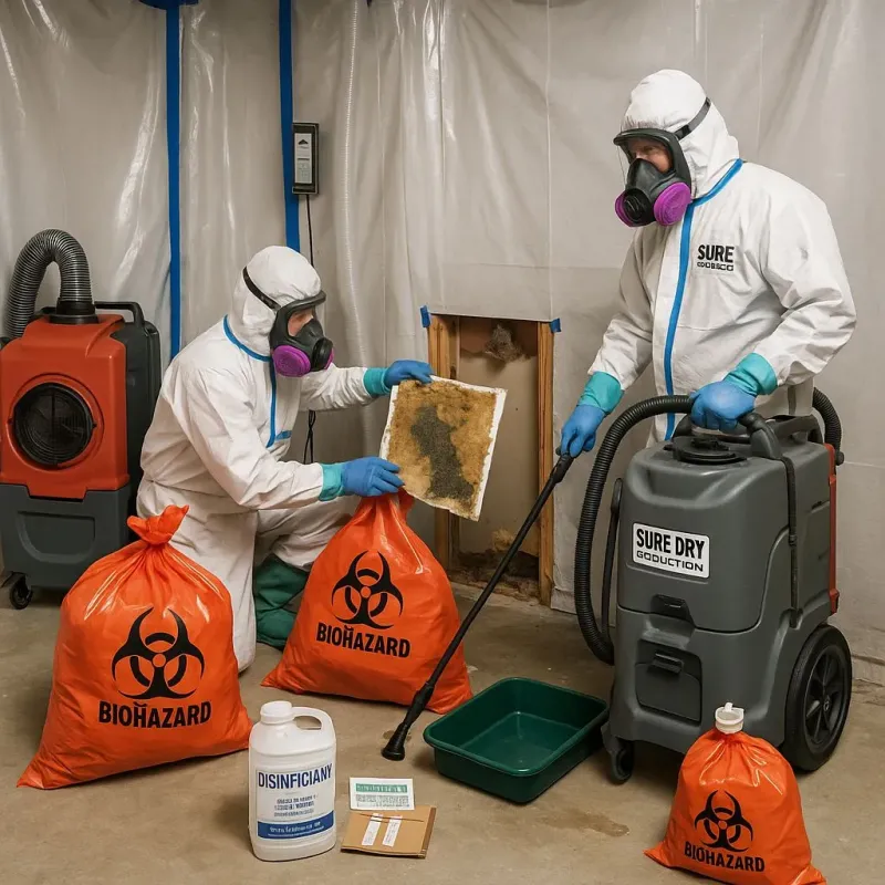Contaminated Water Handling Protocols process in Walnut, IL