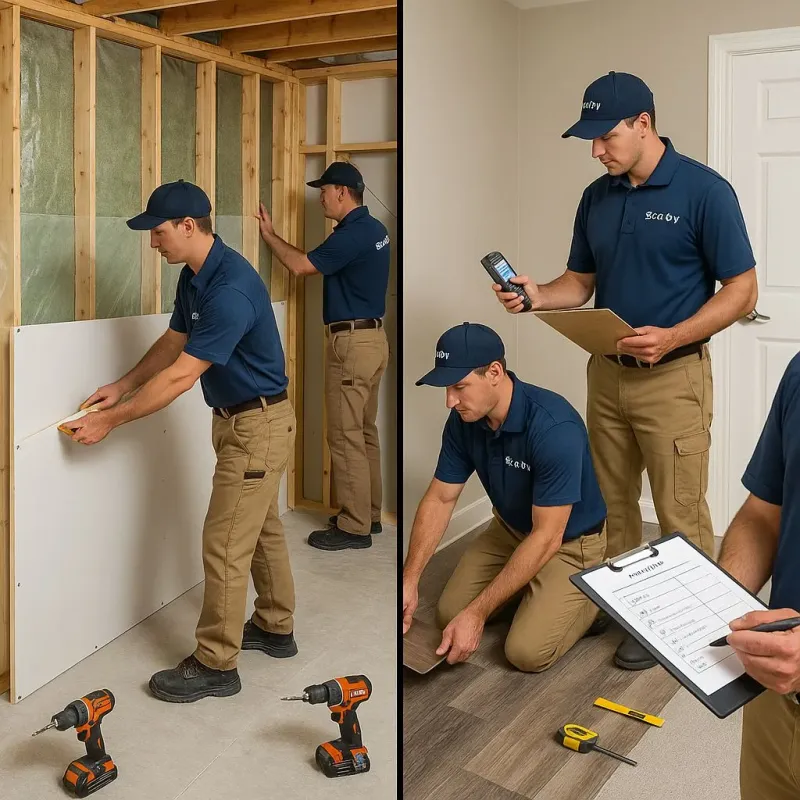 Repairs and Reconstruction process in Walnut, IL